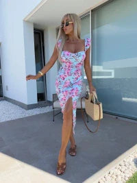 Juliet | Midi Dress with Side Slit