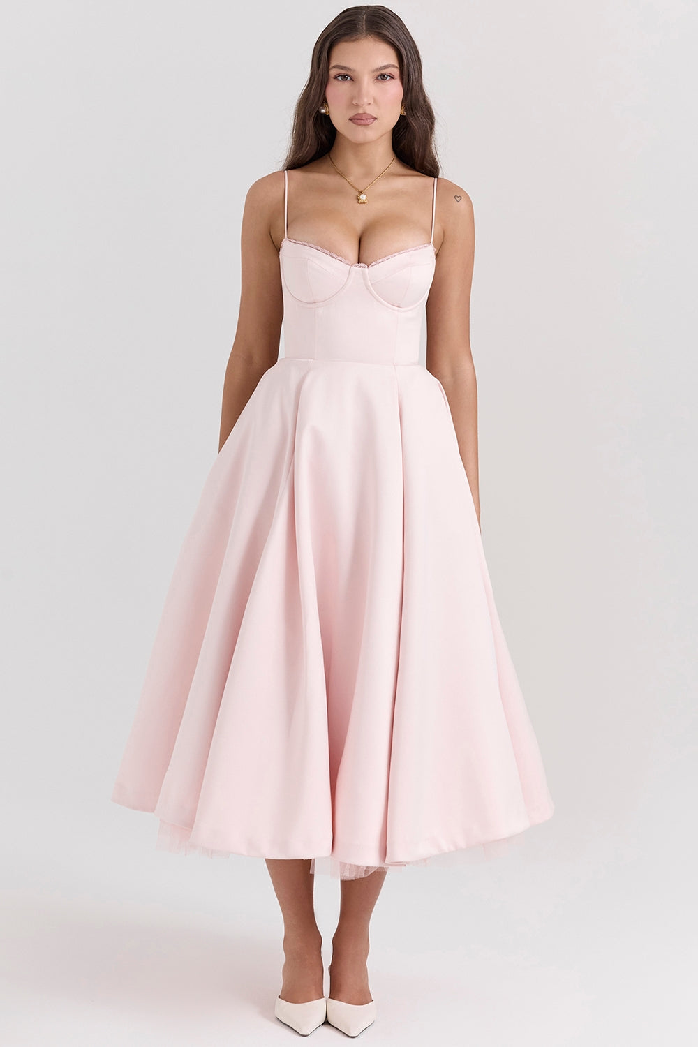 Zarelle – Tulle Elegance Midi Dress