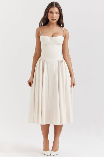 Maissa - Elegant Sleevelss Midi Dress