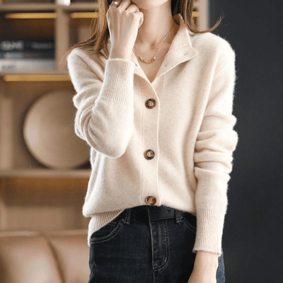 Molly | Cashmere Knitted Cardigan