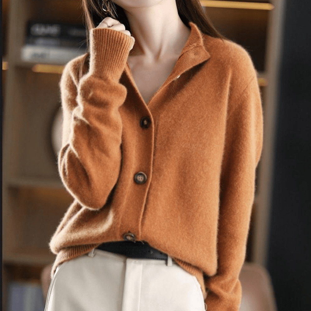 Molly | Cashmere Knitted Cardigan