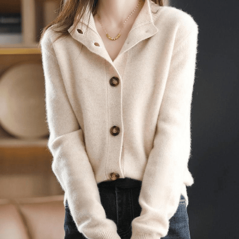 Molly | Cashmere Knitted Cardigan