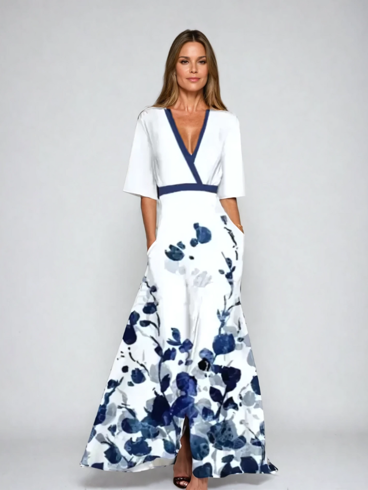 Selene I Elegant Floral Dress