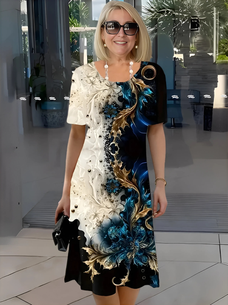 Aureline – Relaxed Floral Midi Dress