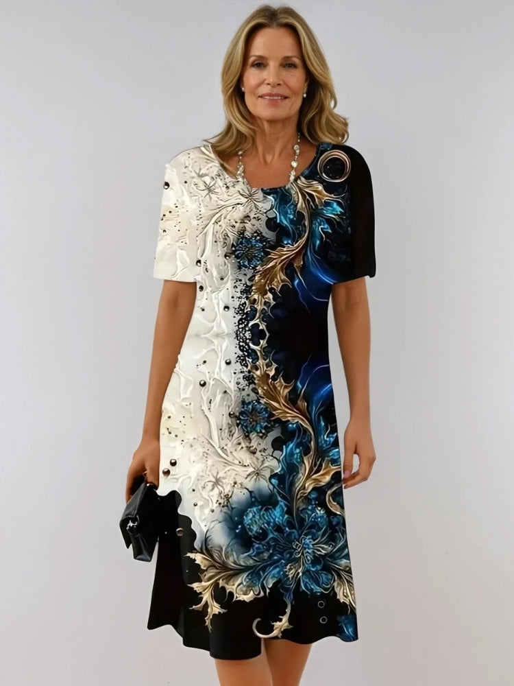 Aureline – Relaxed Floral Midi Dress