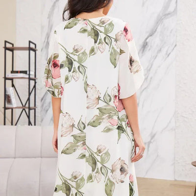 Levana | Floral Chiffon Layered Dress