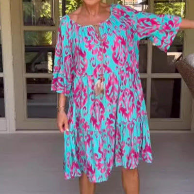 Élodie – Elegant Loose Fit Midi Dress