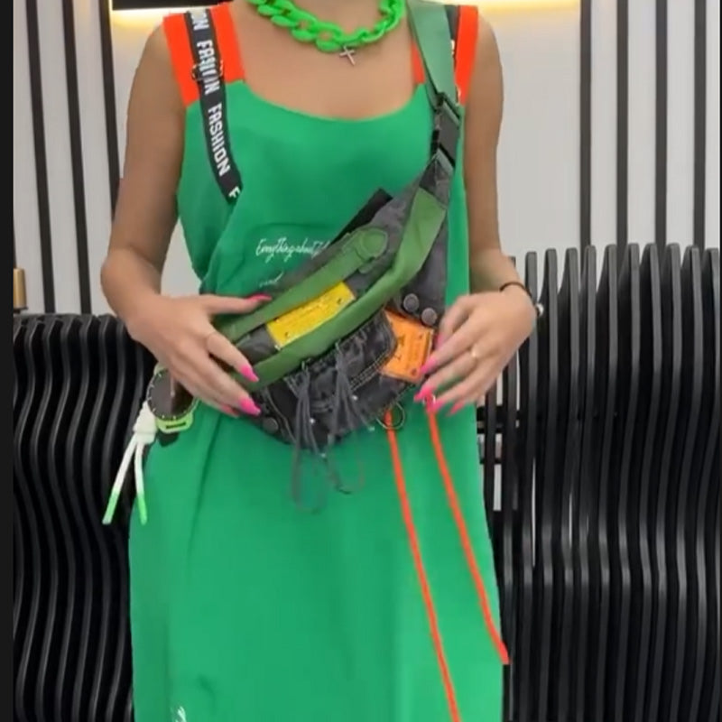 ÉlinaPrint – Women’s Sleeveless Printed Casual Dress